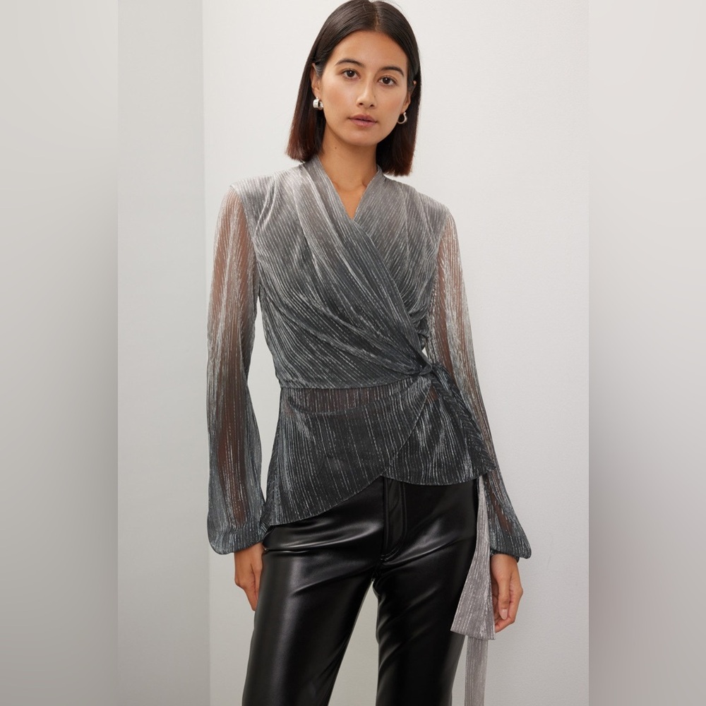 PatBO Ombre Wrap Top